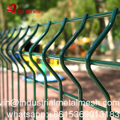 3D Panel Fence 3D Curved Steel Welded Fence Curved Wire Fence V Mesh Wire Fence Security Fence