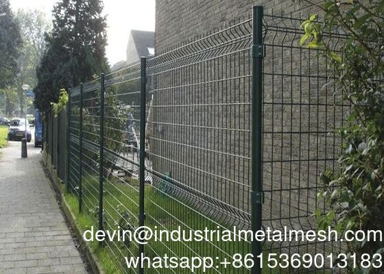 Wholesale High Quality Cheap PVC Coated Curved Welded 3D Wire Mesh Fence Panels