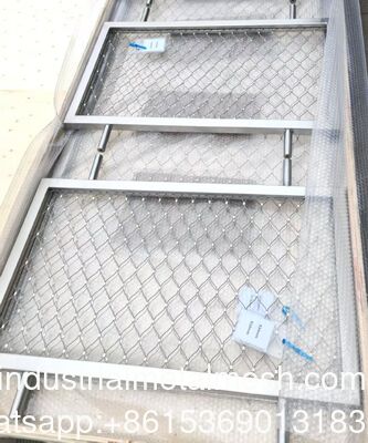 Malla de cuerda de acero inoxidable de 2 mm de diámetro para protección de mapaches y monos