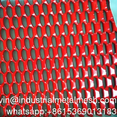 Grisa de aluminio de color expandió malla de metal para la fachada del edificio