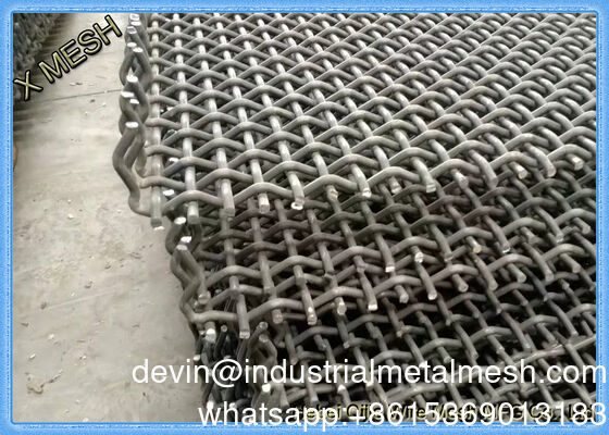 Rejilla de alambre tejido de acero de alto carbono / malla de pantalla vibrante