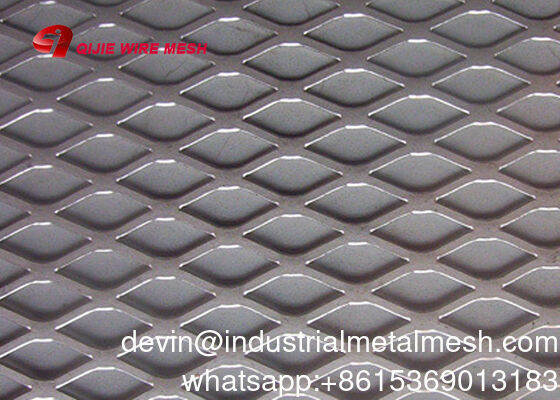 Acero inoxidable Diamante malla de alambre de acero elevado metal expandido