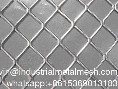 Material de construcción Revestimiento de fachada de aluminio de chapa metálica expandida malla de alambre para el pasillo escalera de deflector