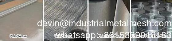Grado industrial 304 316L 317L 904L malla de alambre de acero inoxidable