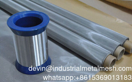 100 malla SS304 316 de acero inoxidable cuadrado de metal tejido de tamizado de pantalla de filtro de malla de alambre para extrusora de polímeros