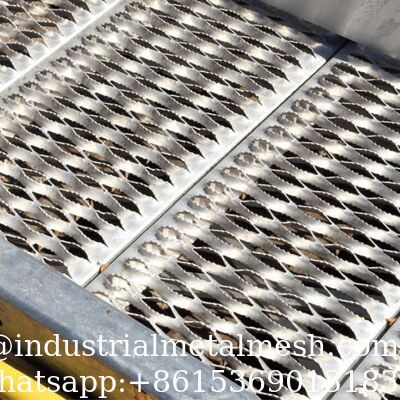 Rejilla de seguridad de acero galvanizado Grip Strut para escaleras/peldaños/pasarelas de seguridad industrial