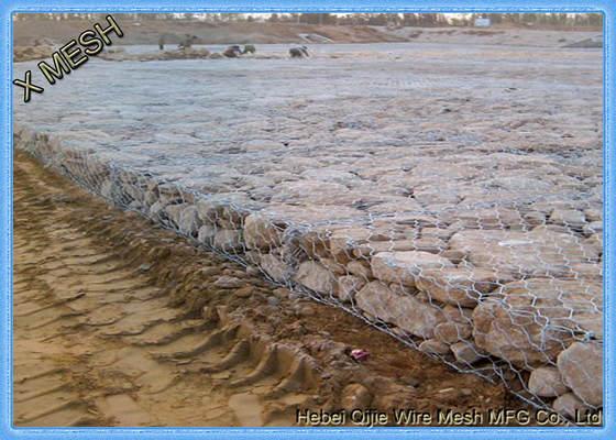 muro de contención de acero tejido galvanizado sumergido caliente soldado con autógena de apertura de  de las cestas de los 8x10cm Gabion