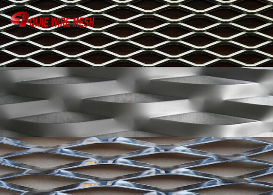 Capa de acero inoxidable estirada Decorativa Aplanada malla expandida