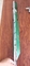 verde de acero suave del poste del ángulo del hierro de la longitud 45x45x5m m de los 2ft coloreado para el ejército