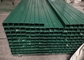 Cerca curvada coloreada verde Panels del metal de 5m m de la altura decorativa del diámetro los 2m