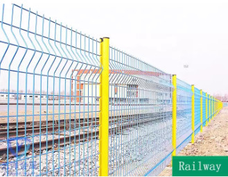 El Pvc de alta calidad de la pantalla de 50x200m m cubrió V profesional dobla el alambre curvado soldado con autógena 3d Mesh Metal Panel Garden Fence
