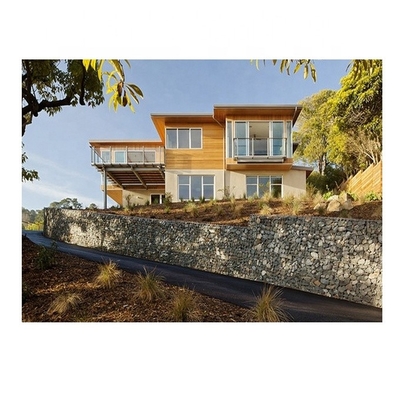 Cestas soldadas con autógena de Gabion con el muro de contención galvanizado tapa del alambre