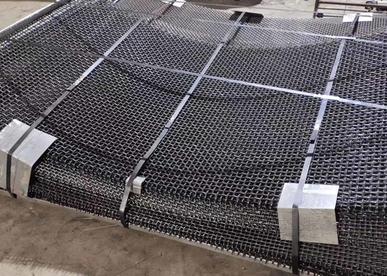 Paño de alambre tejido acero tejido doble pantalla/65Mn de alambre del acero de manganeso