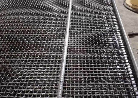 1.98X30m 65mn Tambor vibratorio de acero Pantalla Malla Rollo Precio