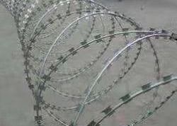 Cercado de púas galvanizado pesado de la seguridad de la cinta del alambre acordeón de la maquinilla de afeitar