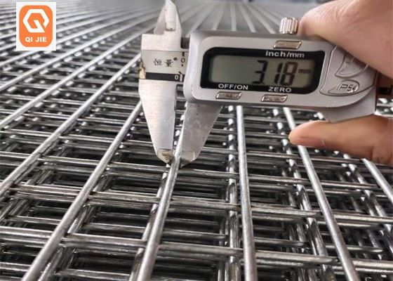 los 2.4mx5.8m Mesh Galvanised soldado con autógena de plata/Pvc cubrieron