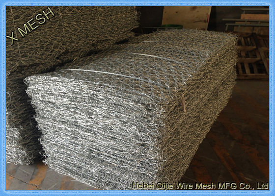 Diámetro galvanizado hexagonal de la cesta 4.0m m de Gabion del alambre del orillo