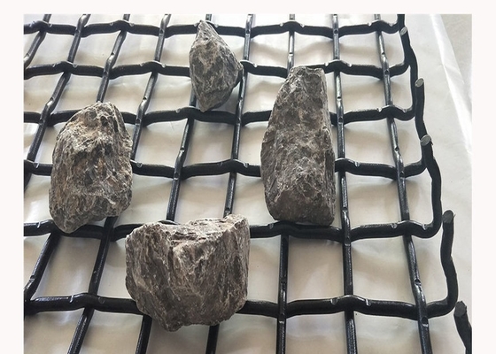 malla huahaiyuan minera de la pantalla de la roca de la pantalla de la mina del tamiz vibratorio de la malla 65Mn de la trituradora de piedra