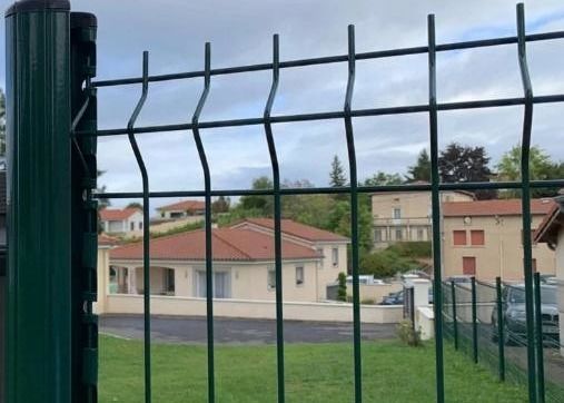 El Pvc cubrió el doblez de Curved 3d de la cerca del jardín de 50x200m m