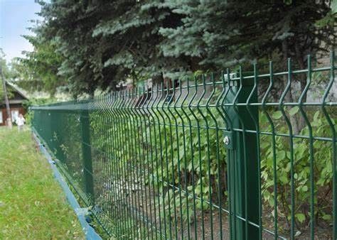 Revestimiento de PVC de seguridad con malla de alambre soldado de 6,0 mm de metal curvado