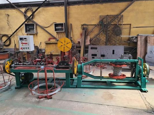 Máquina para hacer alambre de púas ordinario de doble hebra 70 kg/hora