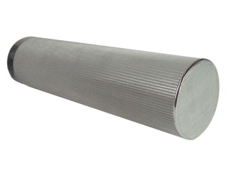 Ss 316l Filtro sinterizado de acero inoxidable de doble extremo abierto de resistencia a la corrosión de múltiples capas