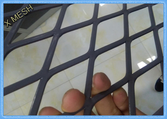 Pantalla de malla de metal expandido de aluminio perforado Superficie de acabado anodizado decorativa