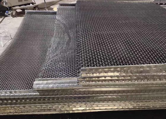 Redes de revestimiento de metal de alto rendimiento para minería de grava