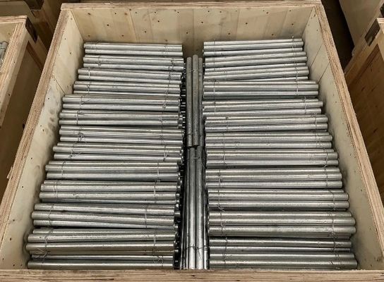 Materiales de construcción de acero HDG Barras redondas de docales de 500 mm longitud Q345B