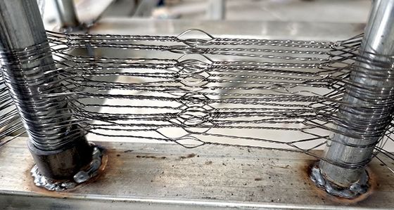 MZP malla de alambre de metal antitanque 10x10x1.4m Barrera de baja visibilidad