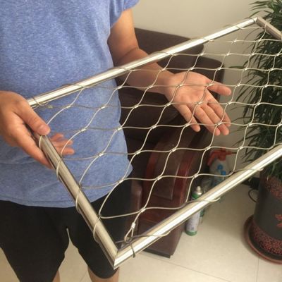 Tipo de férula personalizado Inox 316 Red de cable de acero inoxidable flexible Malla Webnet X Tend