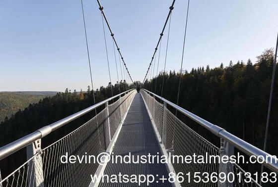 Malla de alambre de acero inoxidable Ss 304 316 para zoológicos, cable de acero para aviarios, malla para la protección de aves