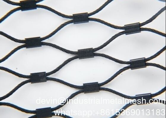 Redes de malla de alambre de acero inoxidable para balaustradas