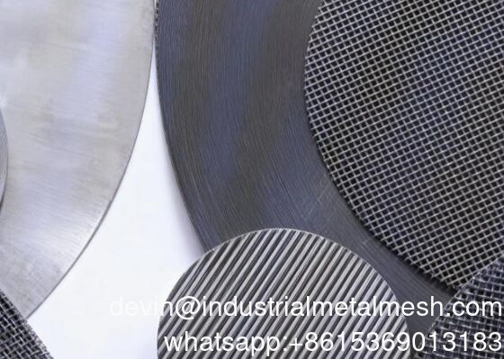 Red de malla de alambre cuadrado de acero de bajo contenido de carbono para filtros de uso general