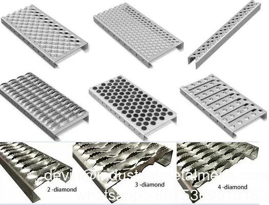 OEM Tec-Sieve Grip Strut Rejilla de seguridad / Rejilla de pasarela de metal perforada / Rejilla de pasarela