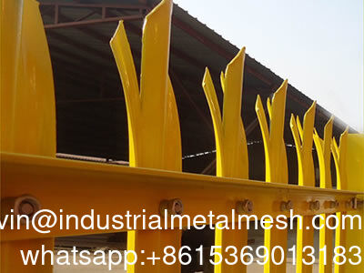 Easy-to-Assemble Galvanized Heavy Duty Palisade Garden Perimeter Fence Security Fencing for Yard