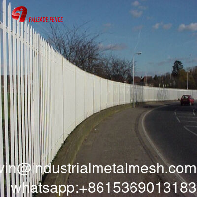 Heavy-Duty Powder Coated Wire Mesh Palisade Security Fencing
