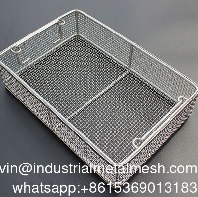Cestas de limpieza por ultrasonidos para piezas pequeñas, Mini Mesh Basket para joyas de vapor