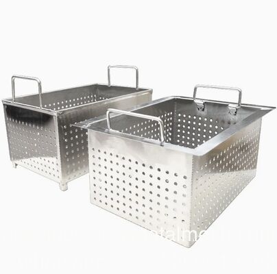 Canastas de Malla de Acero Inoxidable Personalizadas Resistentes a Alta Presión para Uso en Laboratorios de Esterilización con Autoclaves