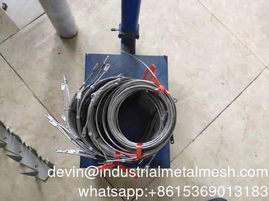 Malla de cable de acero para pajareras grandes de acero inoxidable al aire libre