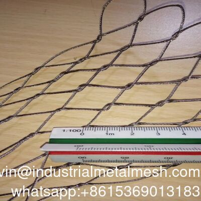 Ropa de cable flexible de acero inoxidable 304 Ropa de cable flexible de acero inoxidable Ropa de relleno de tipo X Red protectora de balaustrada