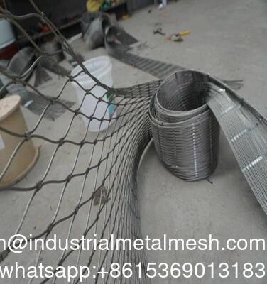 Reja de cable de acero inoxidable flexible 304 316 Reja de cable de alambre de metal