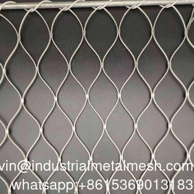 Malla de Cuerda/Malla de Cable/Muro Verde y Malla Decorativa de Acero Inoxidable 304 316 para Seguridad