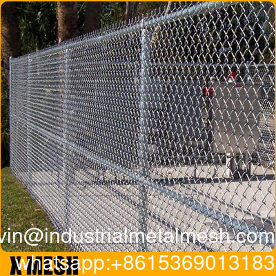 Puertas de malla de alambre de diamante de alambre galvanizado de barbería de alambre de diamantes de PVC de metal