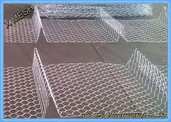 muro de contención de acero tejido galvanizado sumergido caliente soldado con autógena de apertura de Reno Matress de las cestas de los 8x10cm Gabion
