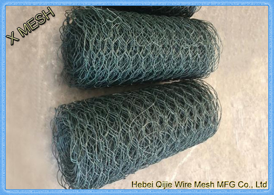 El PVC cubierto cubre con cinc la capa de aluminio galvanizó a Mesh Gabion Barrier Basket soldado con autógena para los militares