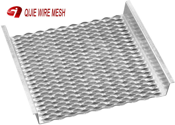 Reja de acero de rejilla de la seguridad del metal del resbalón anti anti resistente de la diapositiva con el puntal del apretón