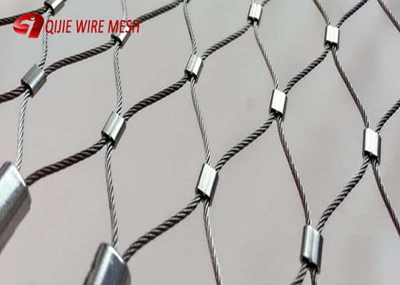 impermeable inoxidable de Mesh Construction Metal Inox Cable de la cuerda de acero 7x7