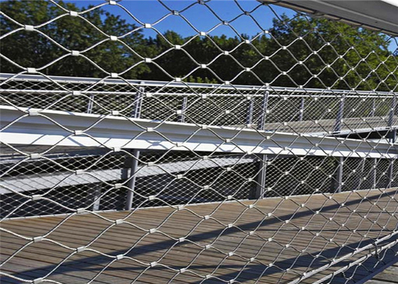 Tipo anudado malla de acero inoxidable de la cuerda de alambre de 316 Ss 1,2 milímetros hasta 4.0m m