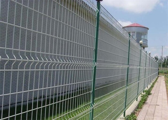 Jardín curvado capa Iso9001 de la cerca del PVC o del metal soldado con autógena del polvo pasajero